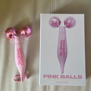 Skinny confidential pink balls
